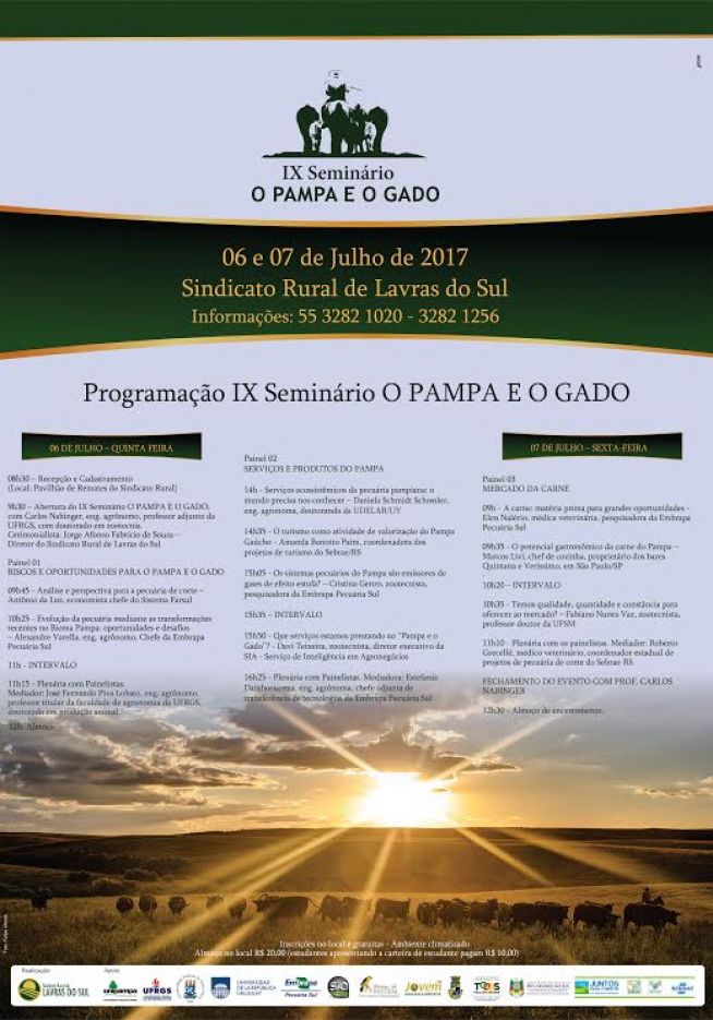 IX Seminário o Pampa e o Gado