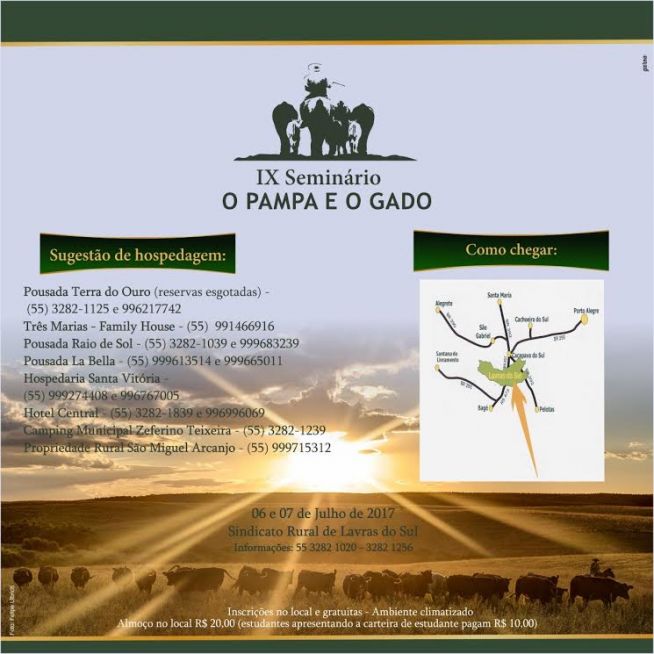 IX Seminário o Pampa e o Gado