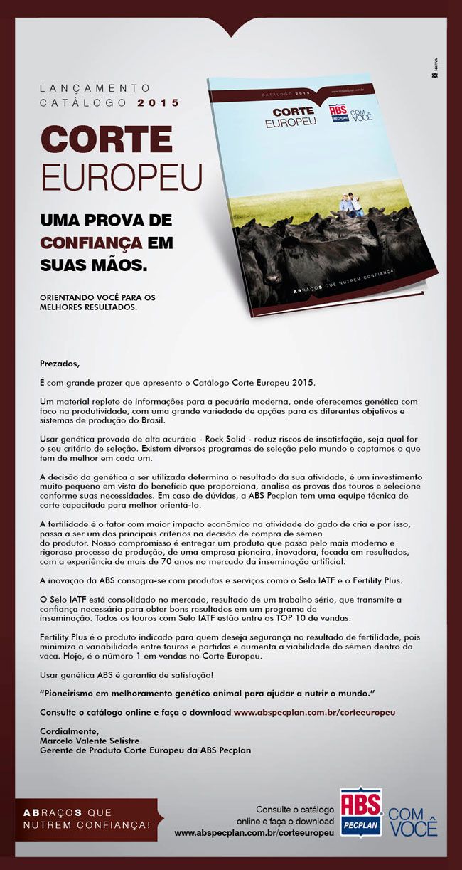 Catálogo ABS Europeu 2015