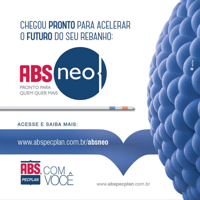 ABS NEO, genética pronta via embriões, planejada para características produtivas, permitirá rápida evolução dos rebanhos